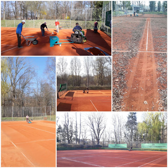 Platzinstandsetzungsarbeiten